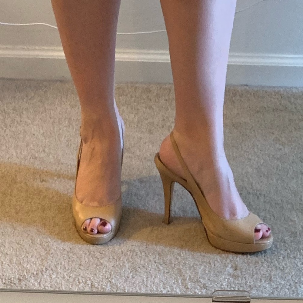 Cole Haan nude heels